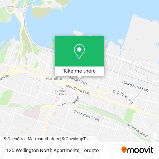125 Wellington North Apartments map