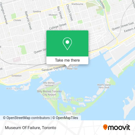 Museum Of Failure map