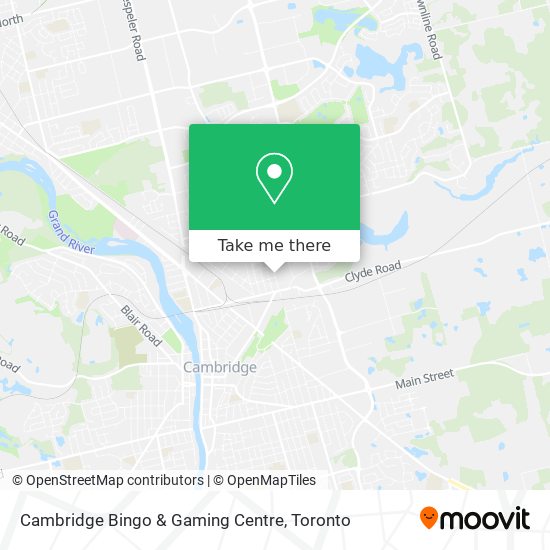 Cambridge Bingo & Gaming Centre map