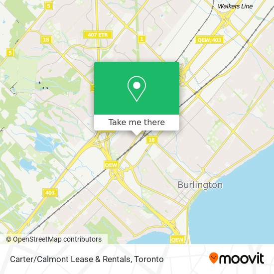 Carter/Calmont Lease & Rentals map