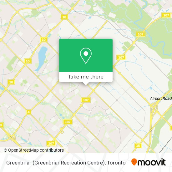 Greenbriar (Greenbriar Recreation Centre) map