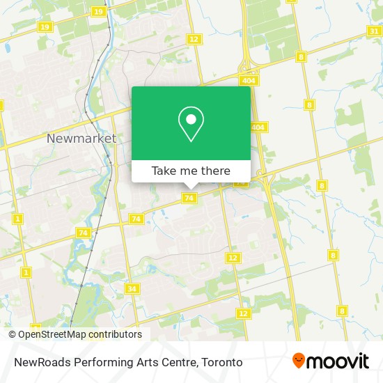 NewRoads Performing Arts Centre map