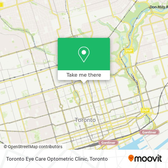 Toronto Eye Care Optometric Clinic map