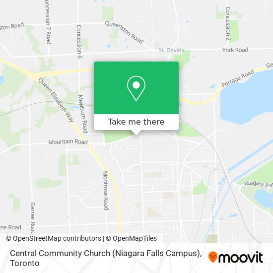 Central Community Church (Niagara Falls Campus) plan