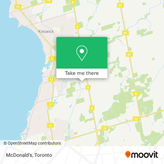 McDonald's map