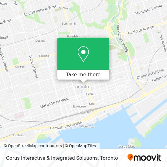 Corus Interactive & Integrated Solutions map
