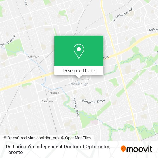 Dr. Lorina Yip Independent Doctor of Optometry map