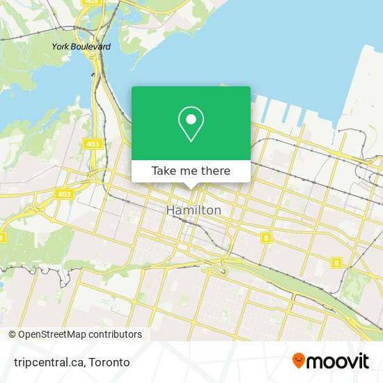 tripcentral.ca map