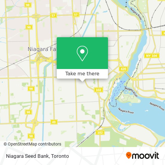Niagara Seed Bank map