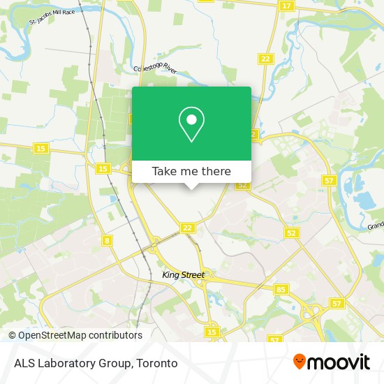 ALS Laboratory Group map