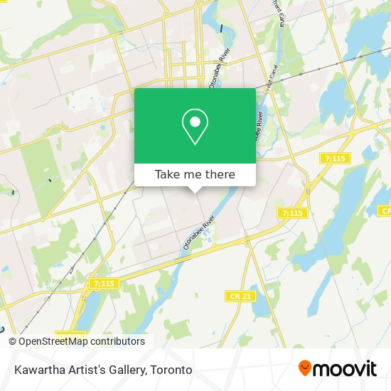 Kawartha Artist's Gallery map