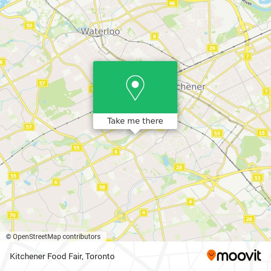 Kitchener Food Fair map