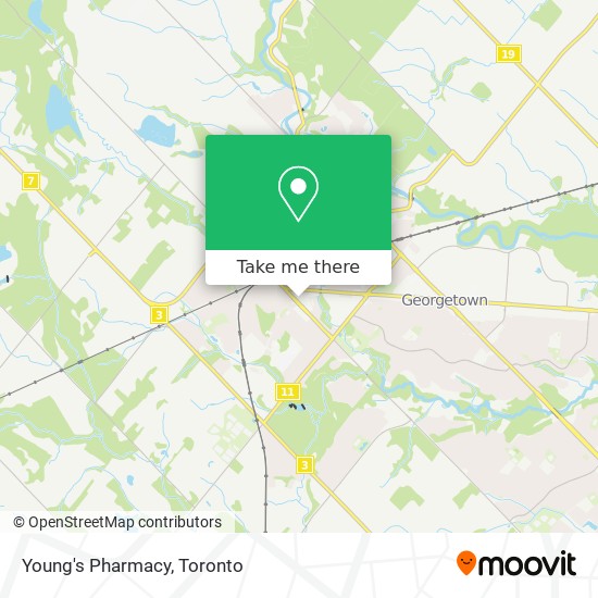Young's Pharmacy map