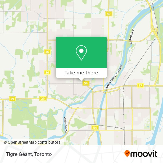 Tigre Géant map
