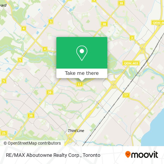 RE/MAX Aboutowne Realty Corp. map