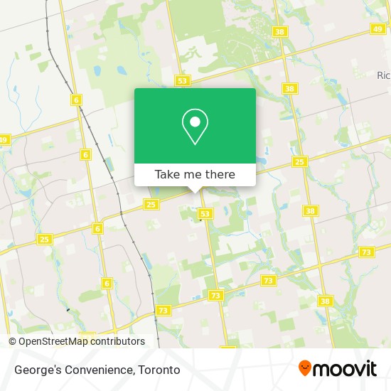 George's Convenience map