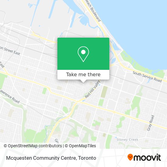 Mcquesten Community Centre map