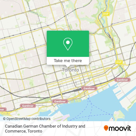 Canadian German Chamber of Industry and Commerce map