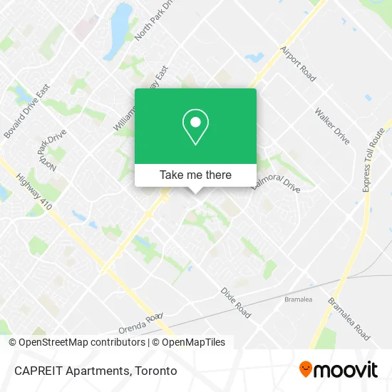 CAPREIT Apartments map