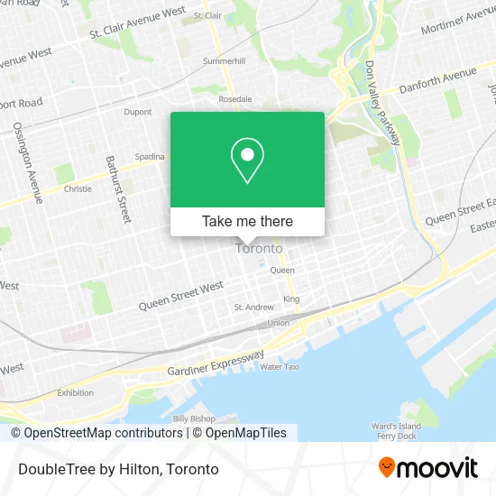 DoubleTree by Hilton map
