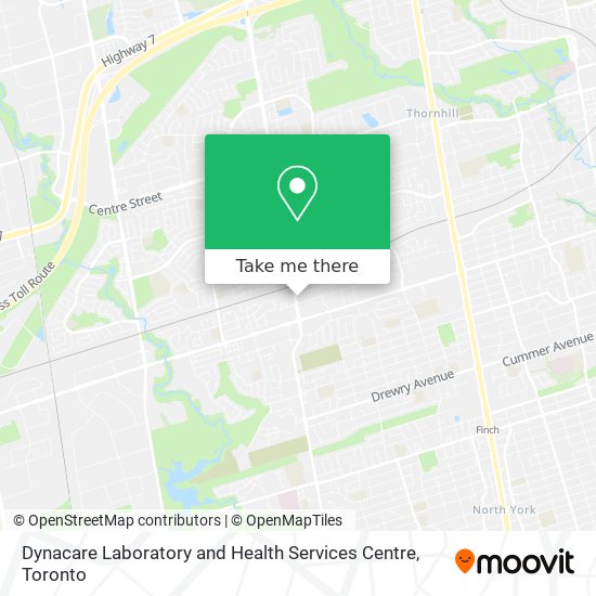 Dynacare Laboratory and Health Services Centre map