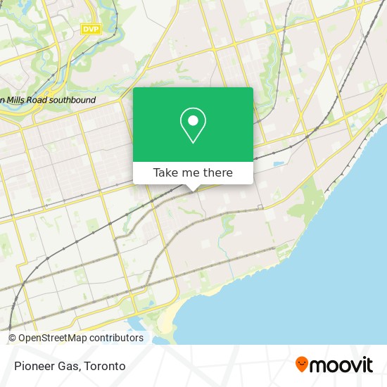 Pioneer Gas map