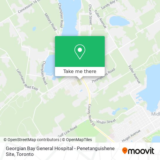 Georgian Bay General Hospital - Penetanguishene Site plan