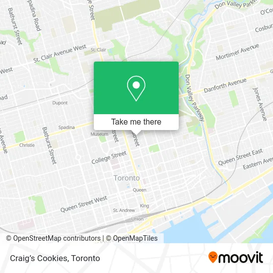 Craig’s Cookies map