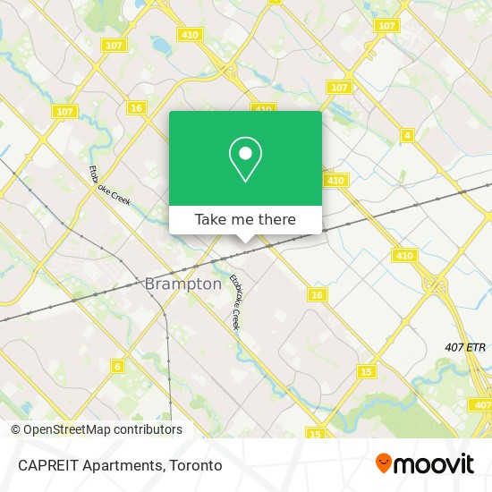 CAPREIT Apartments map