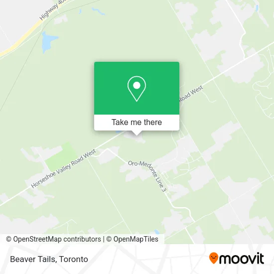Beaver Tails map