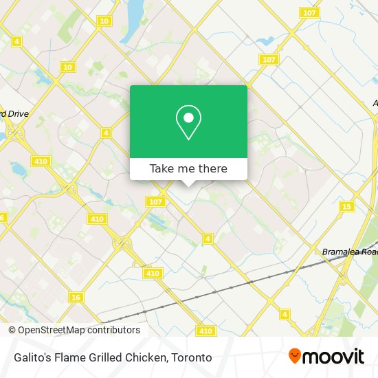 Galito's Flame Grilled Chicken map