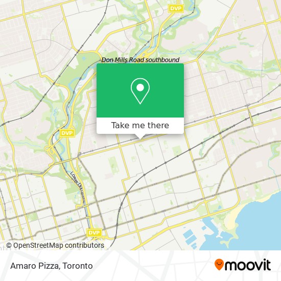 Amaro Pizza map