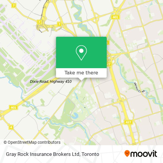 Gray Rock Insurance Brokers Ltd map