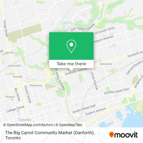 The Big Carrot Community Market (Danforth) map
