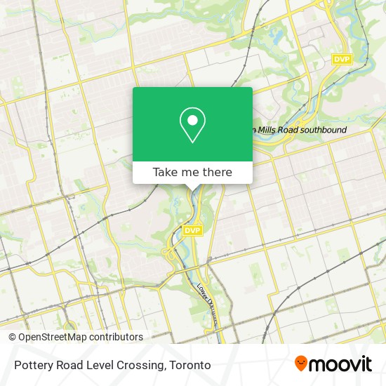 Pottery Road Level Crossing map