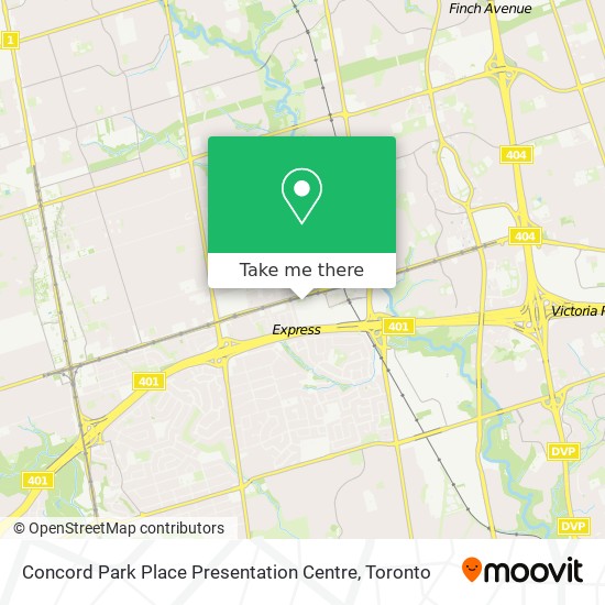 Concord Park Place Presentation Centre plan