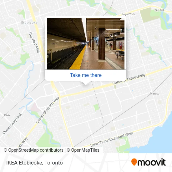 IKEA Etobicoke map