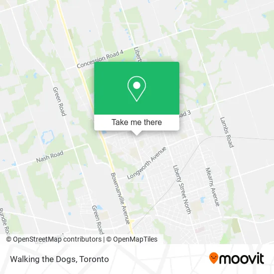 Walking the Dogs map