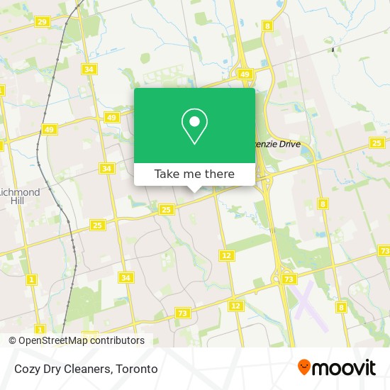 Cozy Dry Cleaners map
