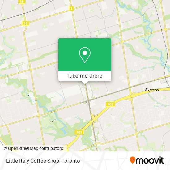 Little Italy Coffee Shop map