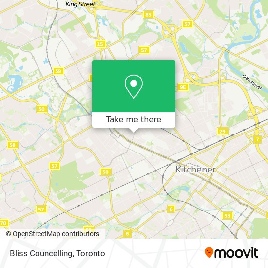 Bliss Councelling map