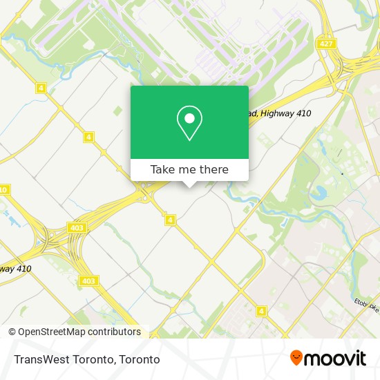 TransWest Toronto map