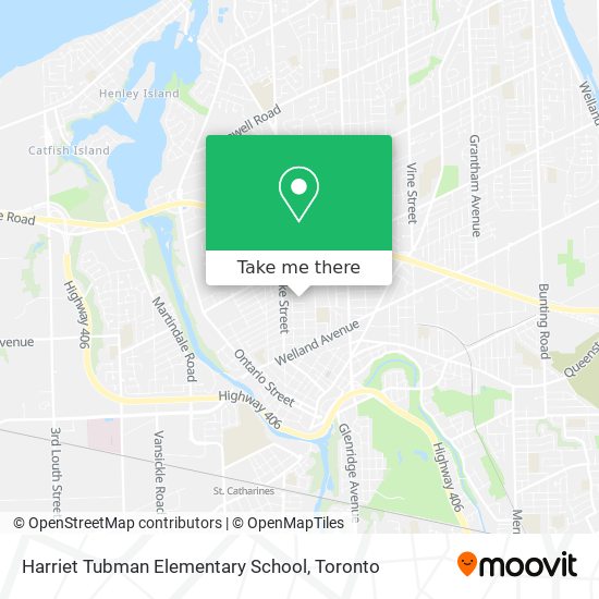 Harriet Tubman Elementary School map