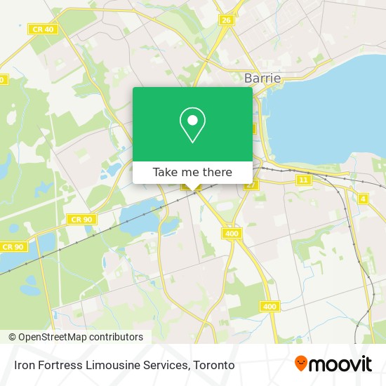 Iron Fortress Limousine Services map