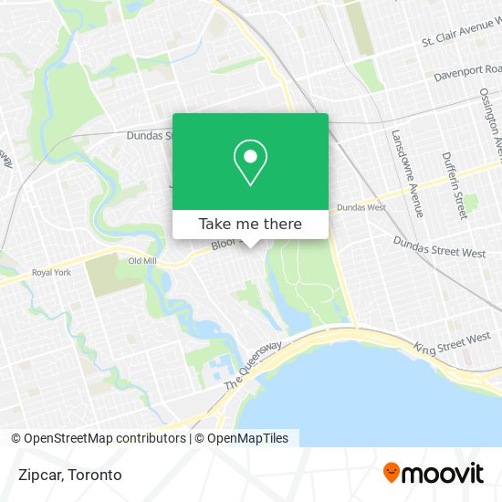 Zipcar map