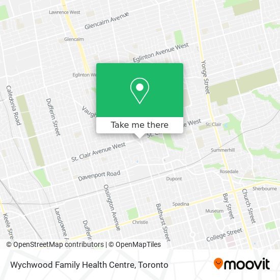 Wychwood Family Health Centre map