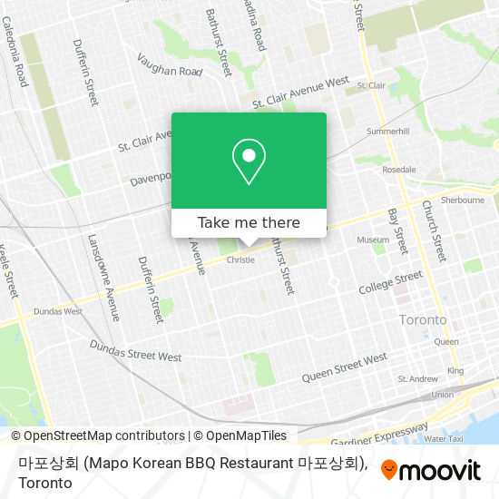 마포상회 (Mapo Korean BBQ Restaurant 마포상회) map