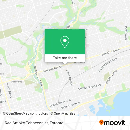Red Smoke Tobacconist map