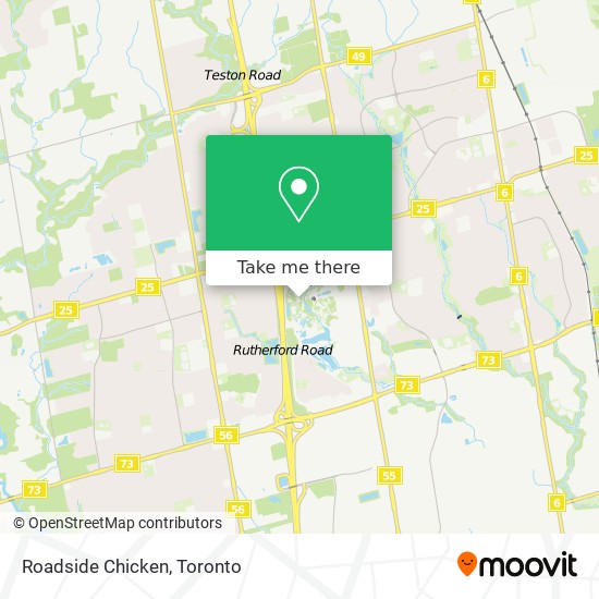 Roadside Chicken map