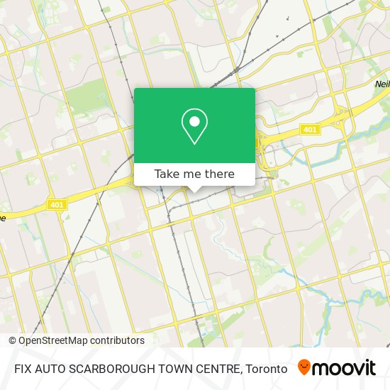 FIX AUTO SCARBOROUGH TOWN CENTRE plan